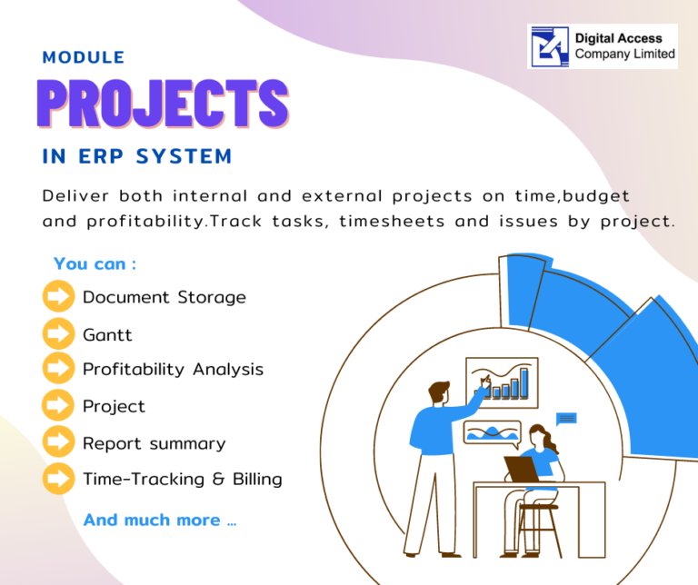 Project module in erp system