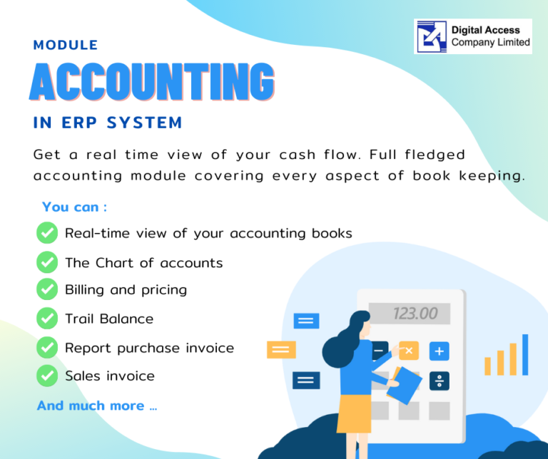 Accounting module in erp system