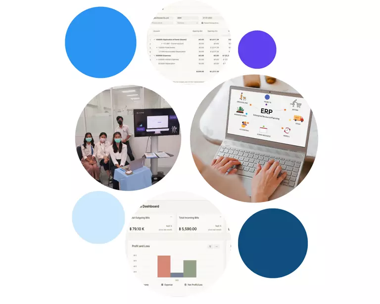 Our Vision ERP Service customer